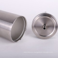 Customized 30oz  Stain Silver Straight Car Tumbler Thermos With Straw  Reusable Stainless Steel  Double Wall Coffee Mug